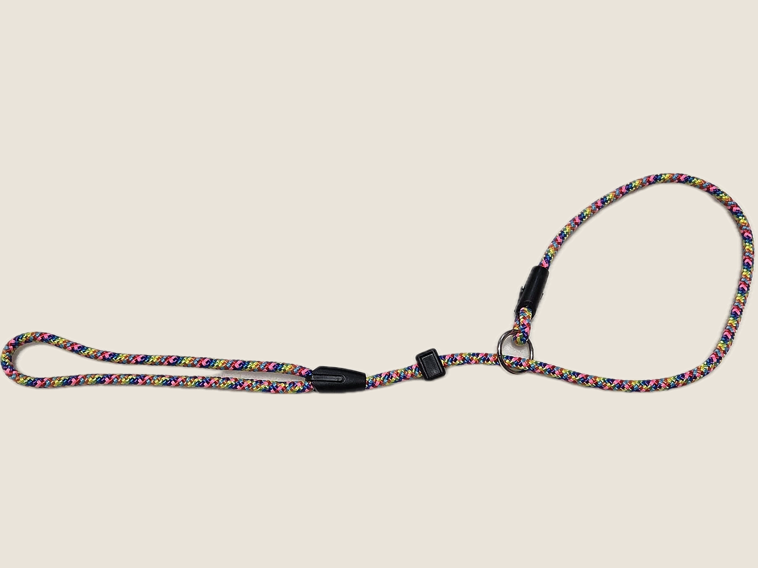 Rainbow Slip Dog Lead – 28 Inch Training Lead