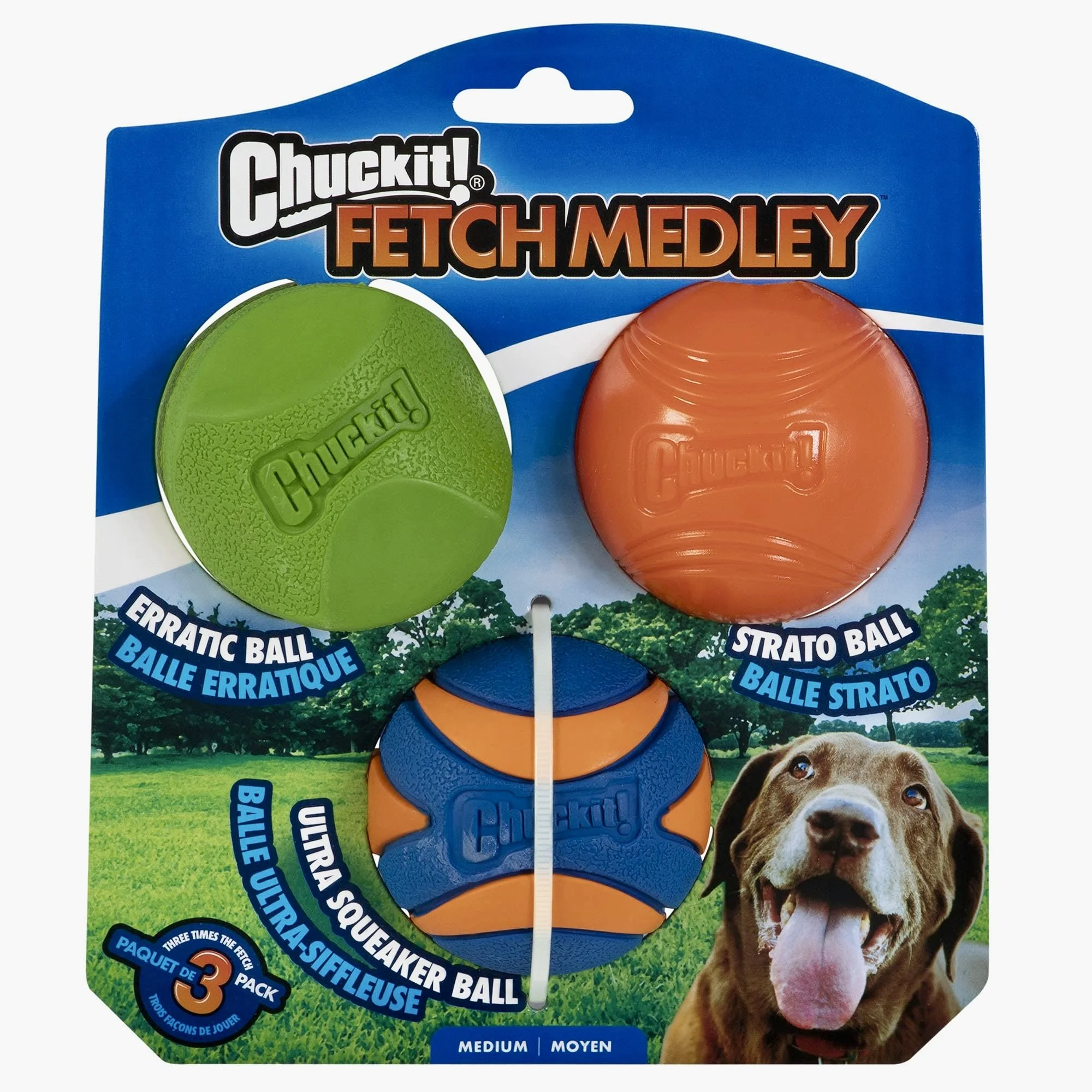ChuckIt! Fetch Ball -3 pack