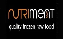 URIMeNT Raw logo with the slogan 'quality frozen raw food' on a black background