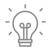 Ampoule électrique stylisée