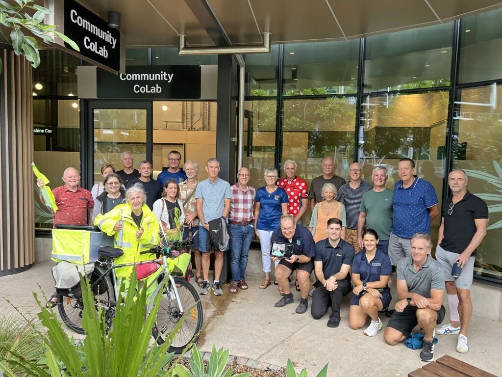 A picture of the initial meeting of the Bicycle User Group