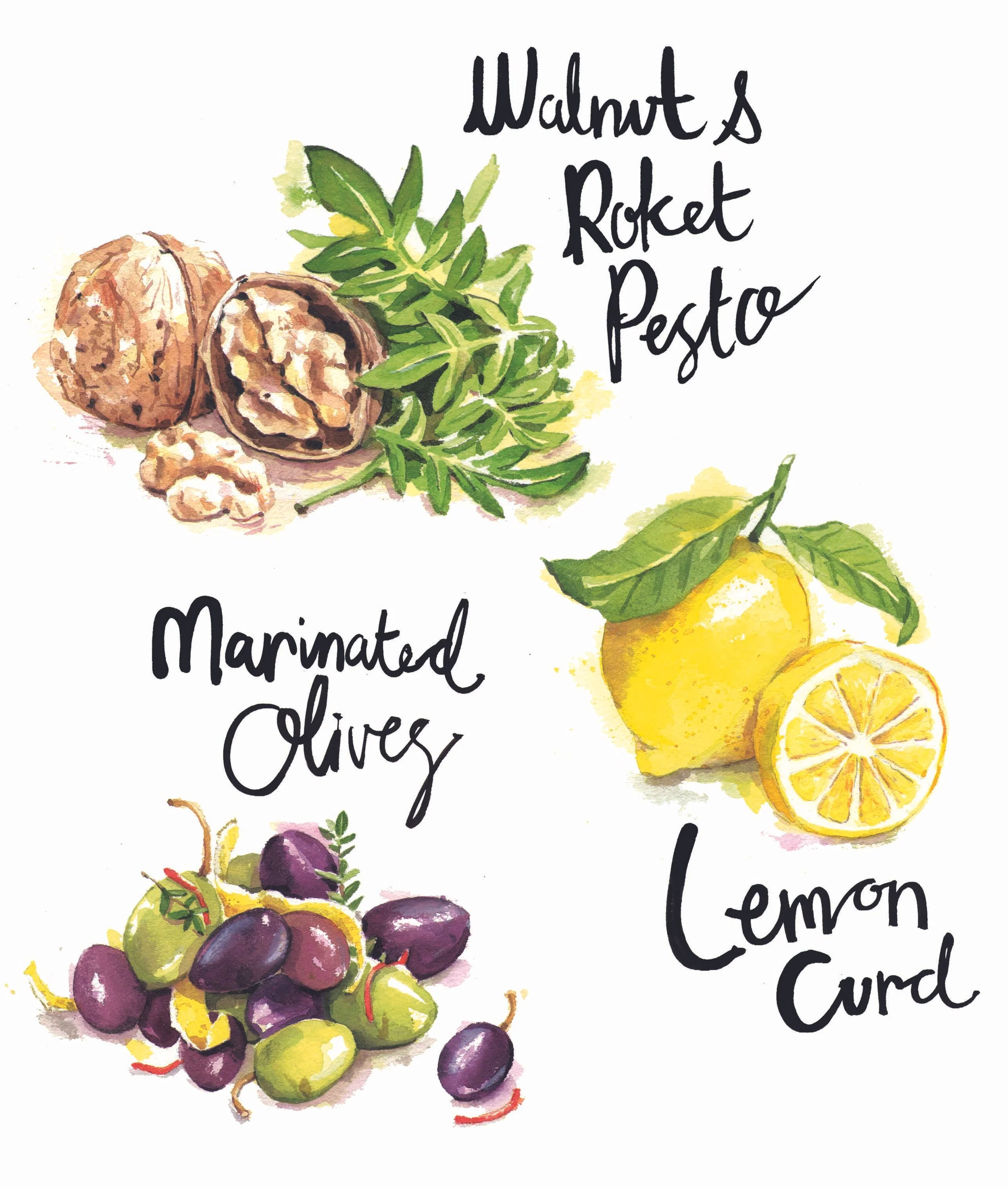Mediteranean diet_illustrated lemon oliveas and walnuts.jpg