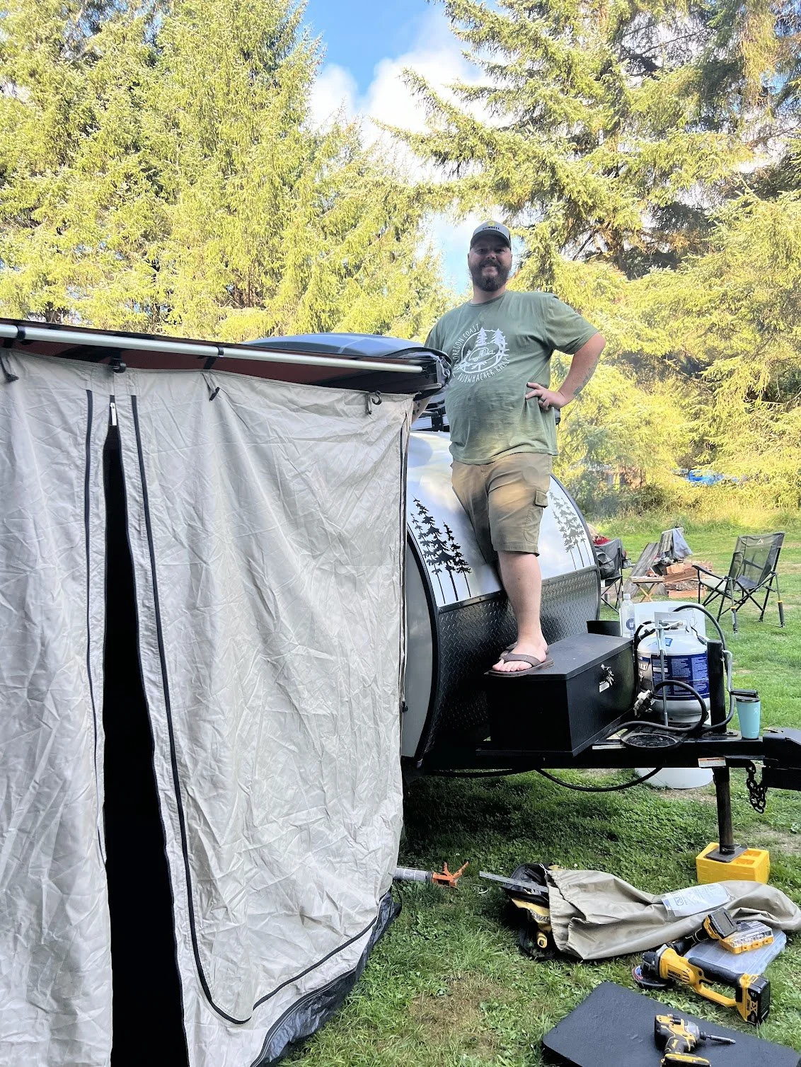 Jake working on Bluhms trailer.jpg