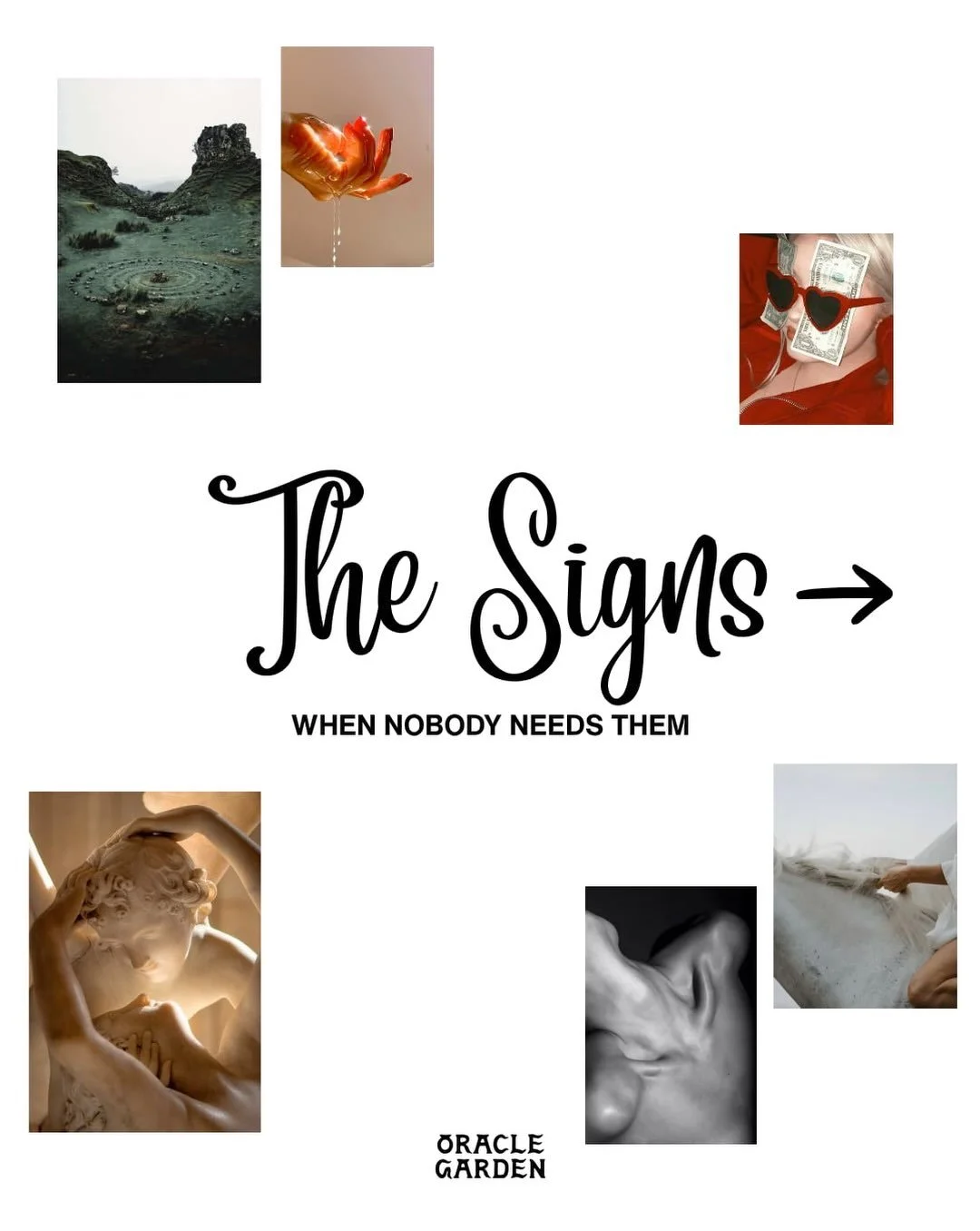 Collages designed by the talented @karli.florence 
What&rsquo;s your sign? And what do you do for fun?!