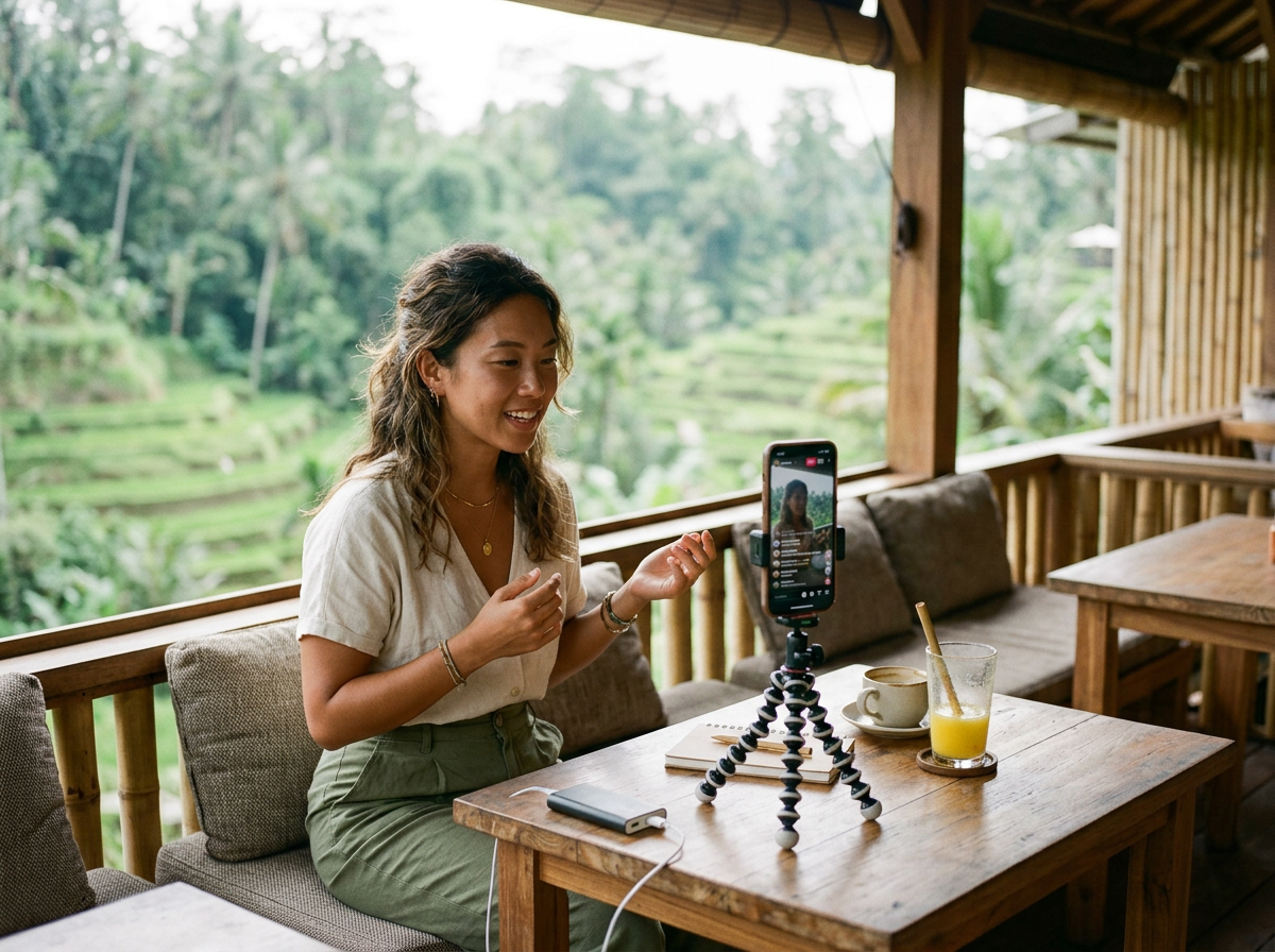 Influencer en Bali