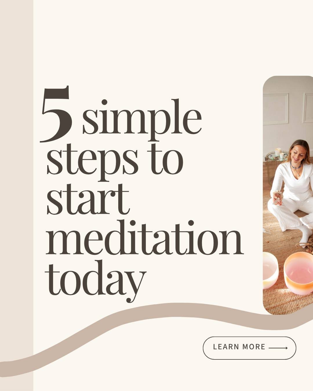 finding a moment of calm shouldn&rsquo;t feel like a chore. 
if you&rsquo;re new to meditation or simply wanting to incorporate it more consistently into your routine, swipe through for a few easy tips to bring a little more space into your day. 🧘&z