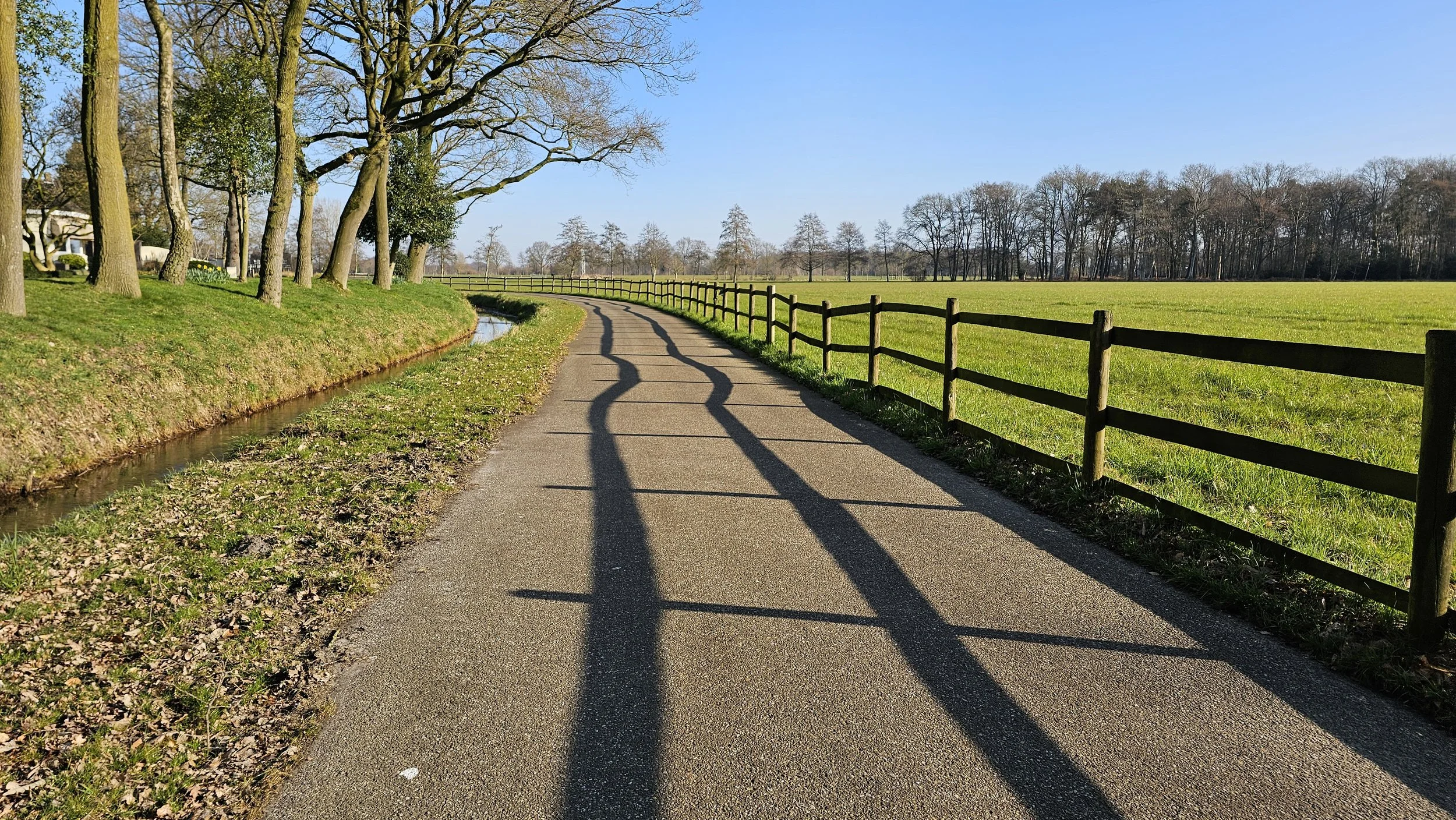 Over de brug bij Nijkerk 16 maart 2025