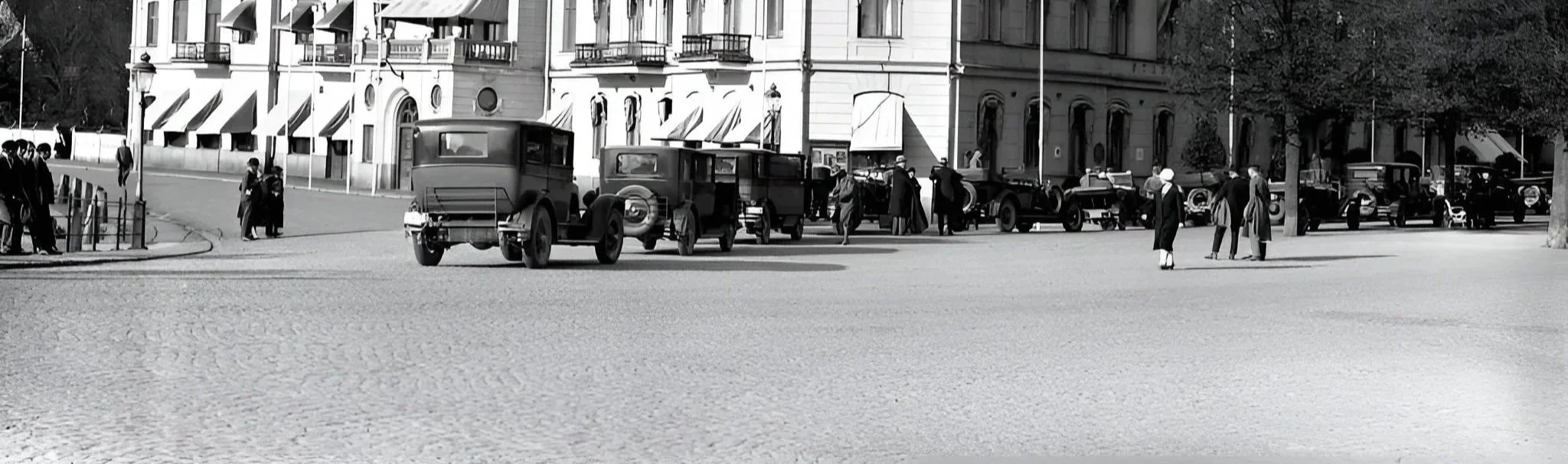 Foto från år 1927 vid Karlstad fabriks- och hantverks förenings utställning