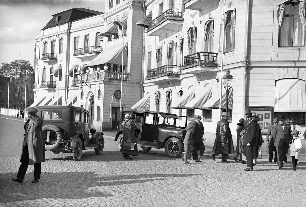 Bild från utställningen år 1927 arrangerad av Karlstad fabriks- och Hantverksförening
