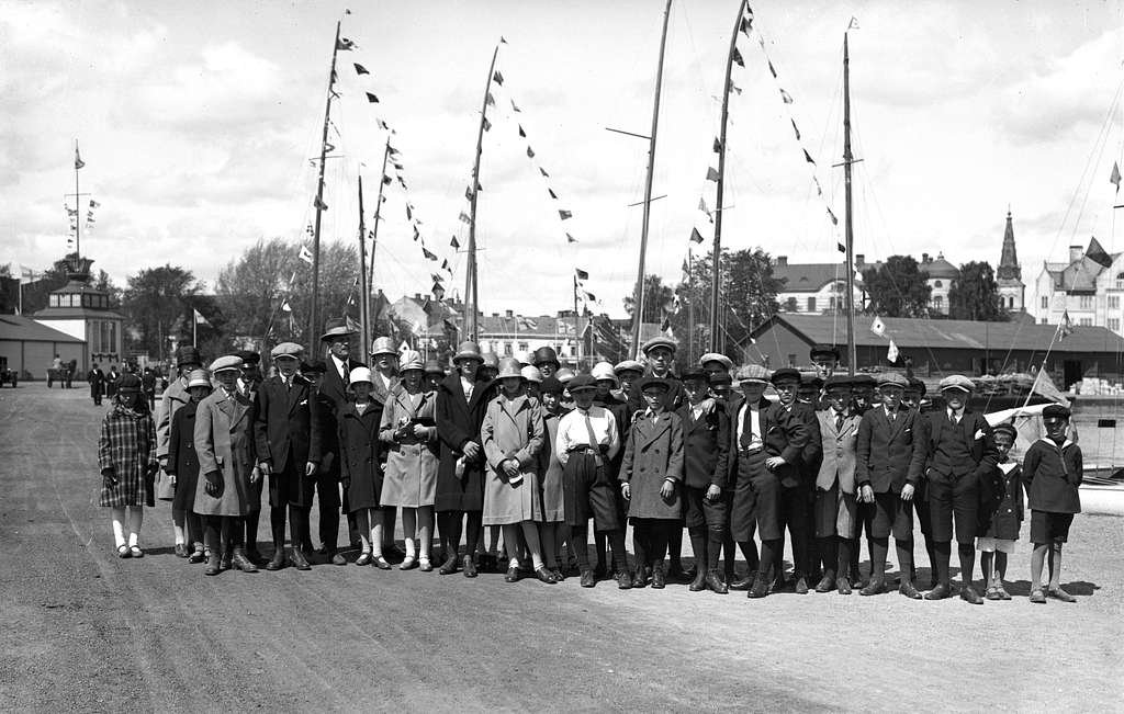 Bild från utställningen år 1927 arrangerad av Karlstad fabriks- och Hantverksförening