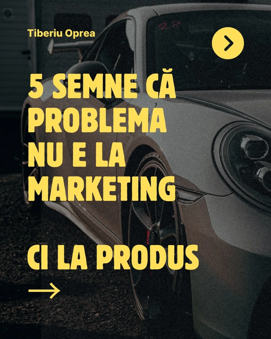 5 semne ca problema nu este la marketing, ci la produs. @tiberiuoprea.ro