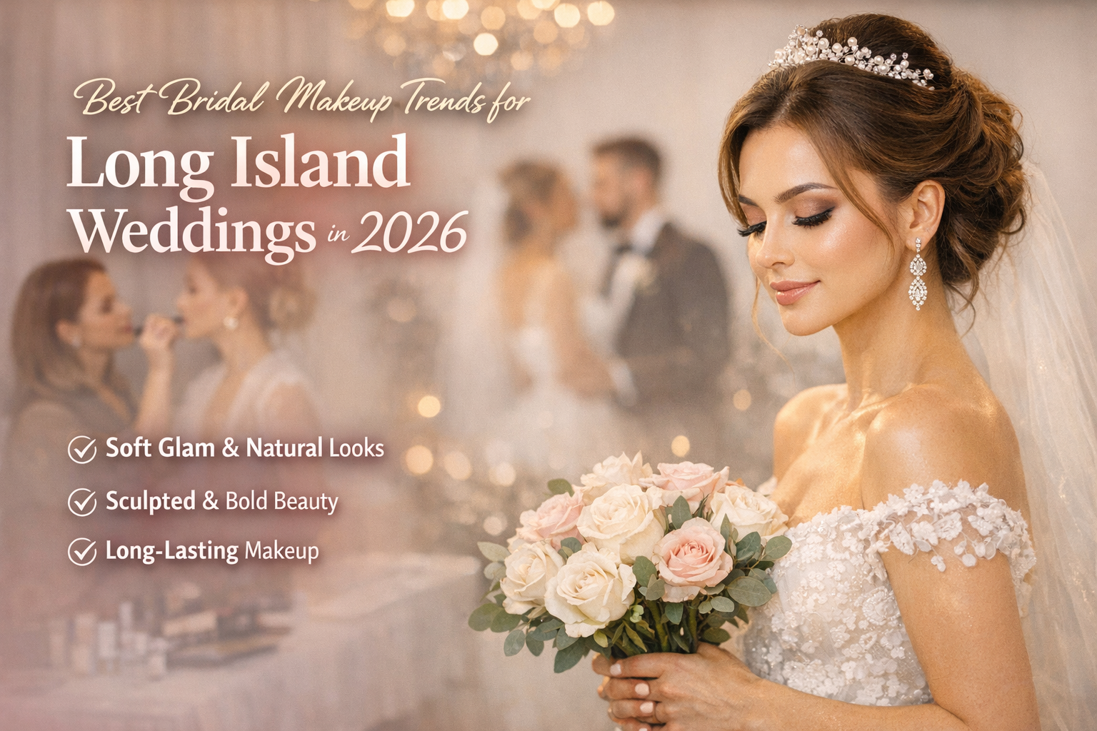 Best Bridal Makeup Trends for Long Island Weddings (2026 Guide)