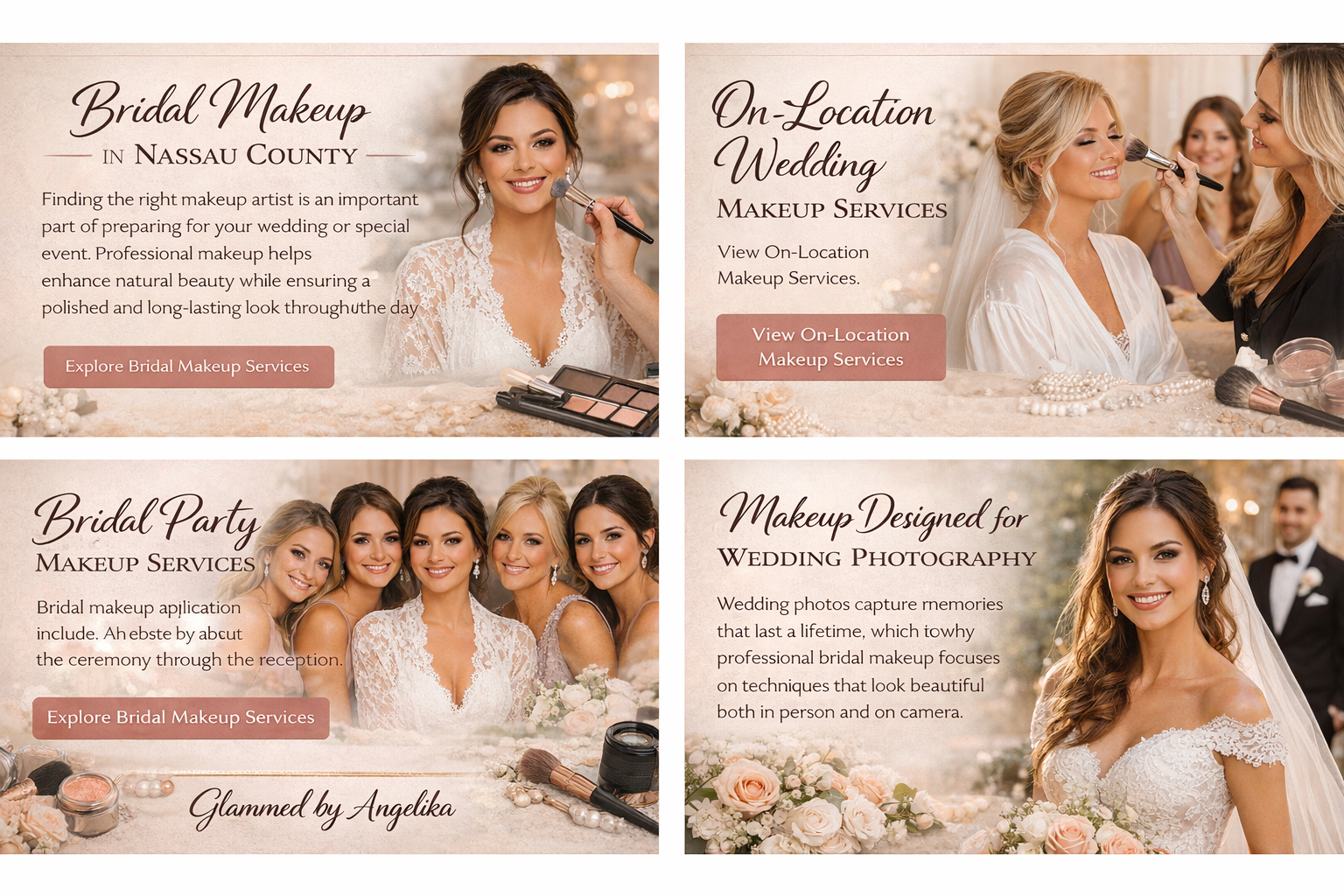 long island wedding makeup artist natural look