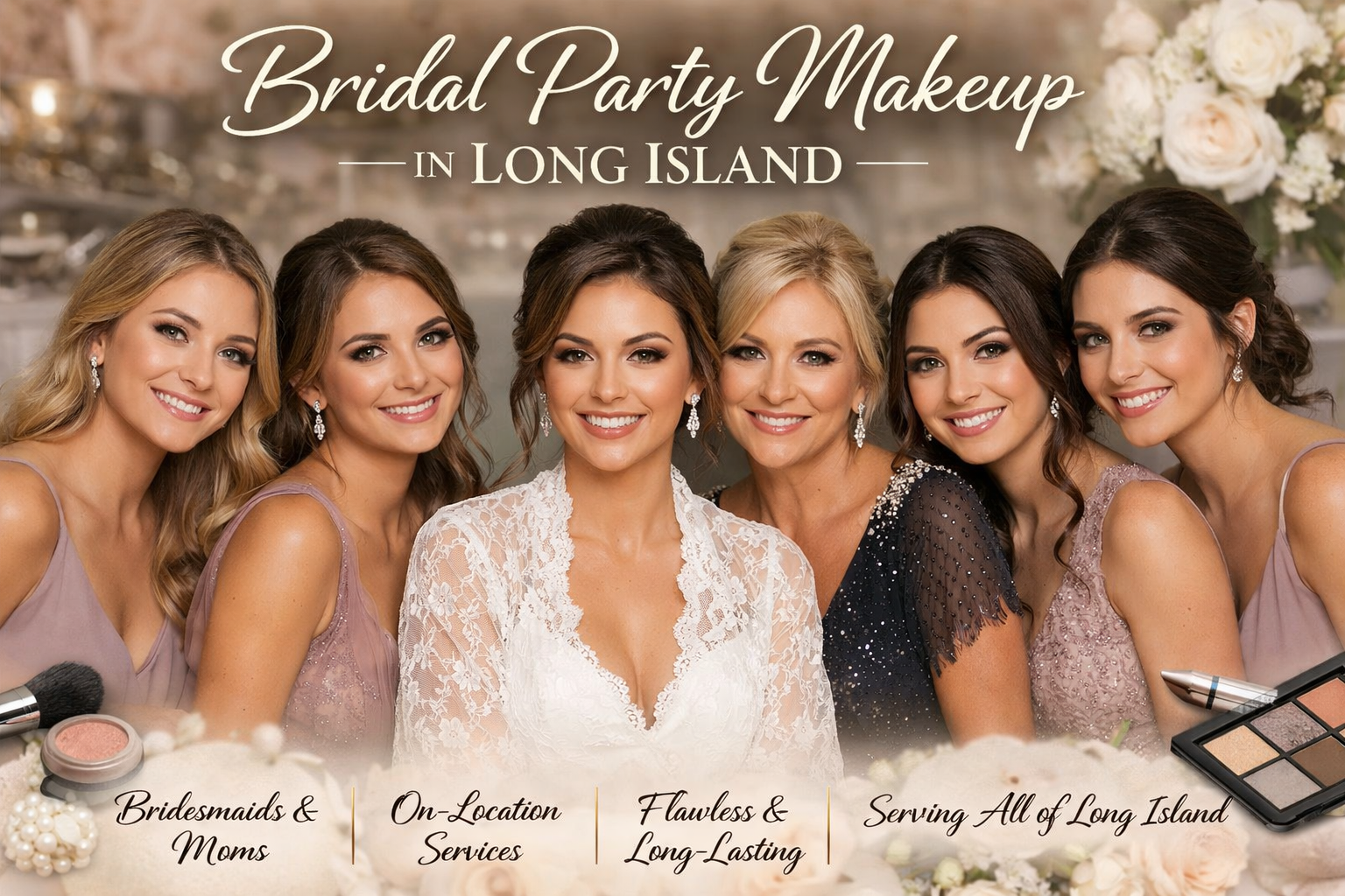 bridal makeup long island airbrush finish