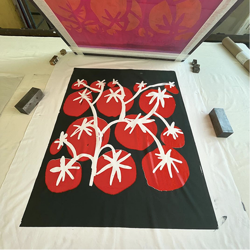 Printing in progress