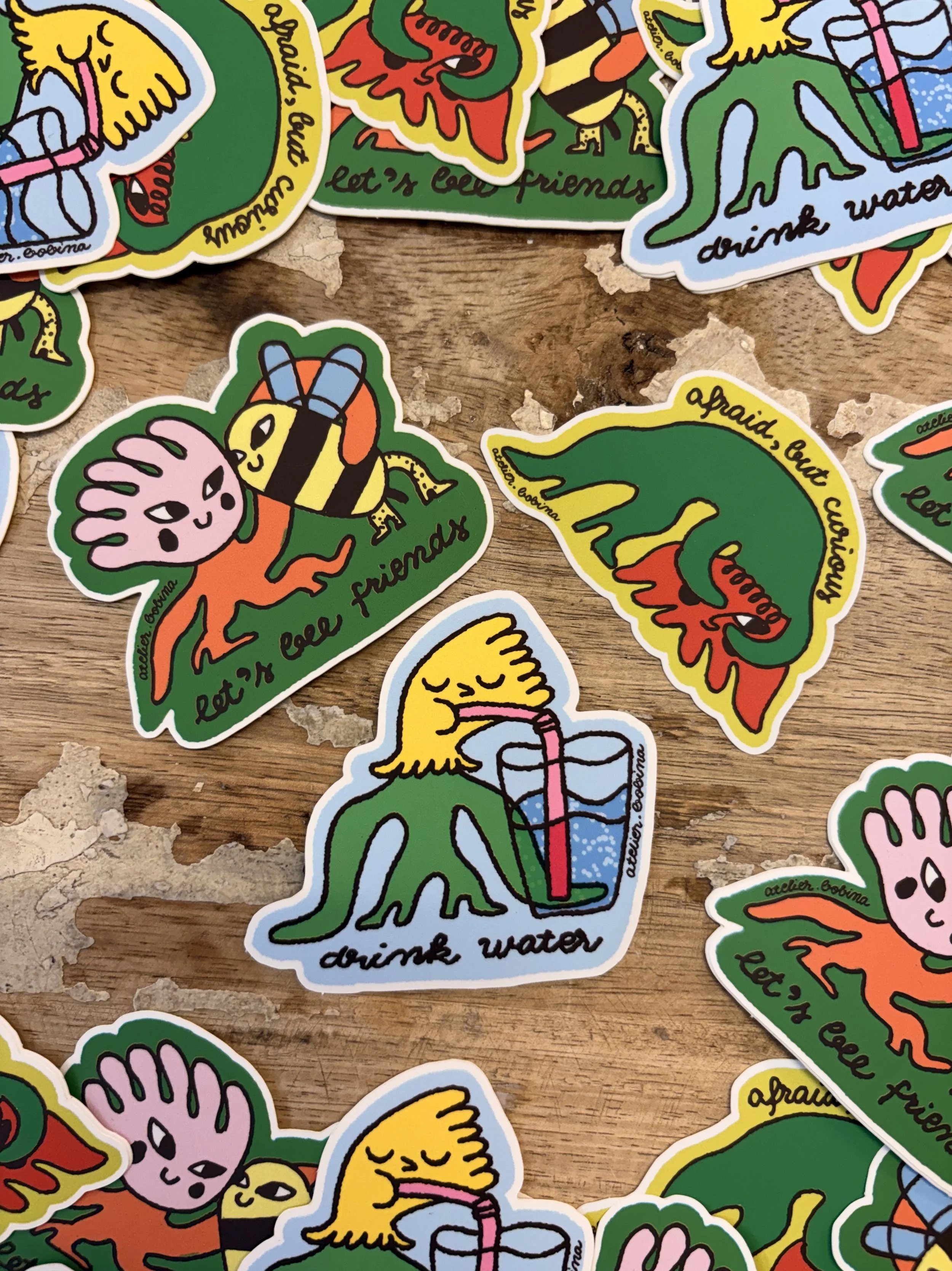 Flower pals – 3 stickers bundle