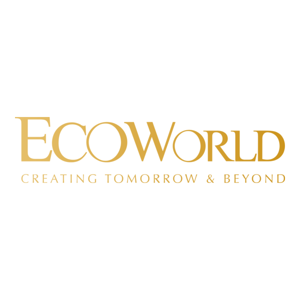 EcoWorld logo with the slogan "Creating Tomorrow & Beyond" in gold text on a white background.