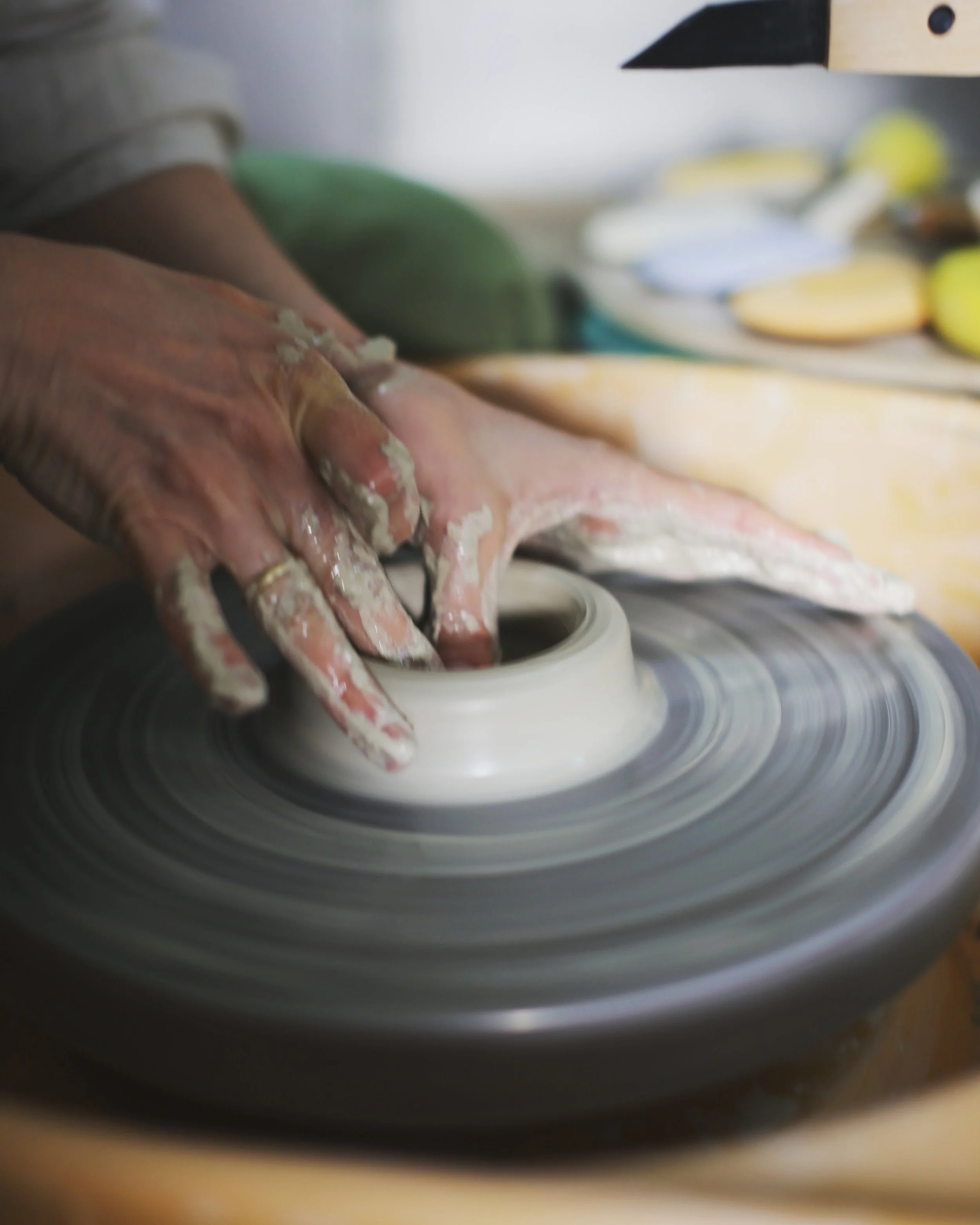 If you have ever been curious about the feel of clay, or want to create a meaningful, hand-shaped piece for your home or a loved one, I invite you to join me for a one-to-one pottery session.

These one-to-one sessions are designed for those who pref