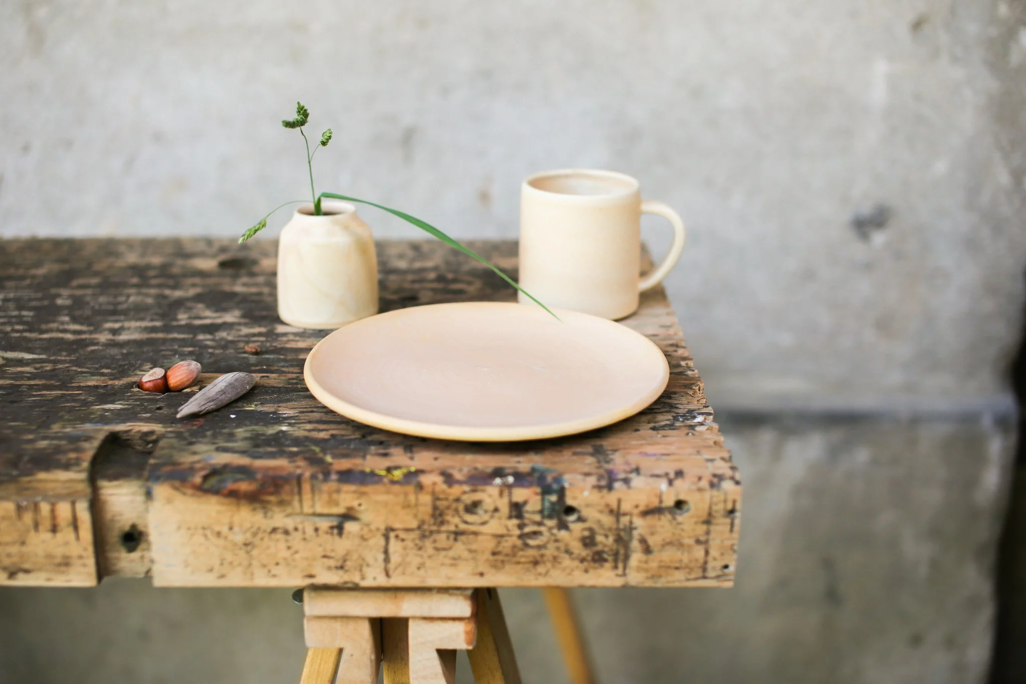 Morning Set Eight (3 Pieces) — Silk Cream