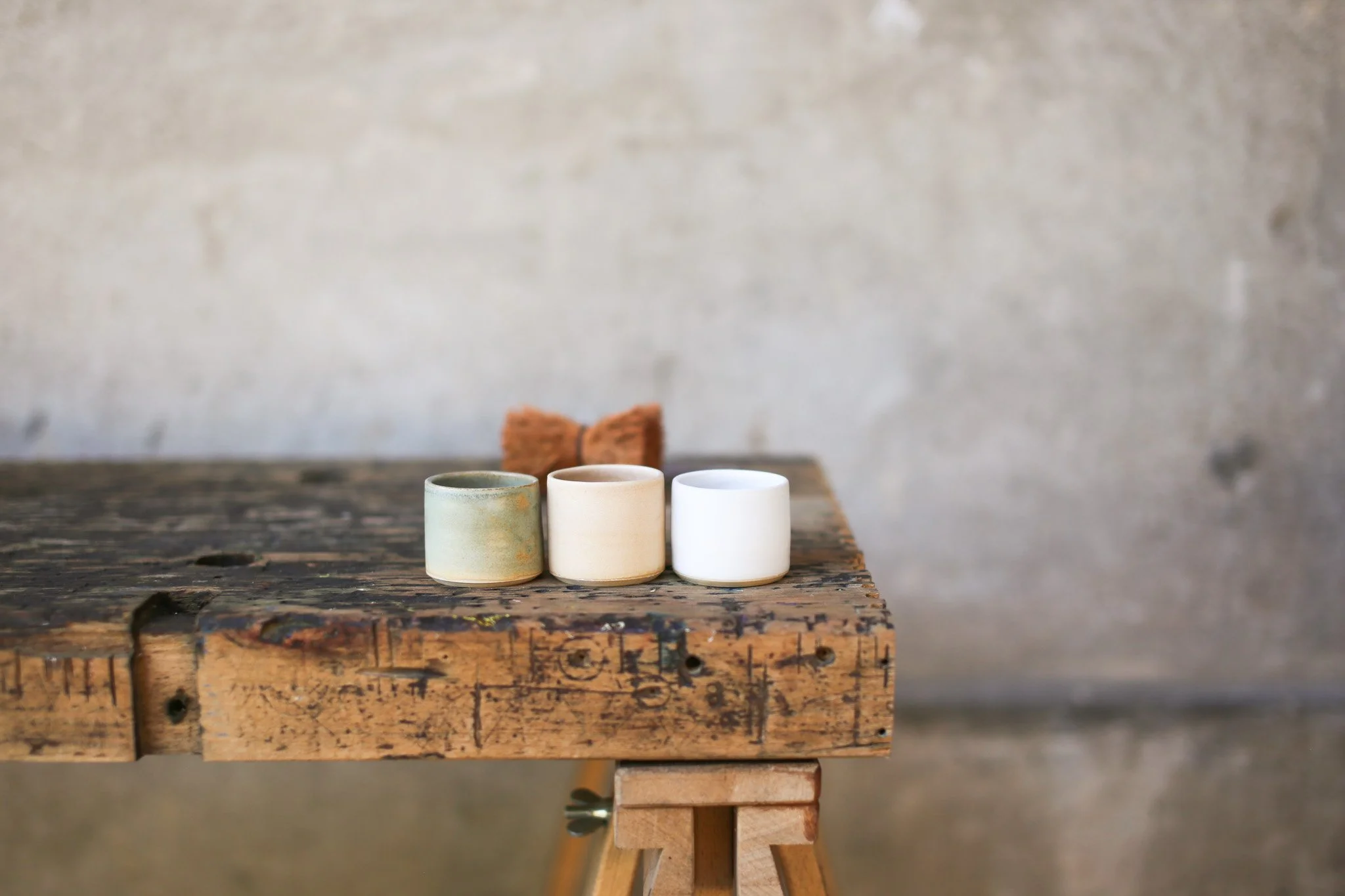 Tealight Holder in our Signature Glaze Palette