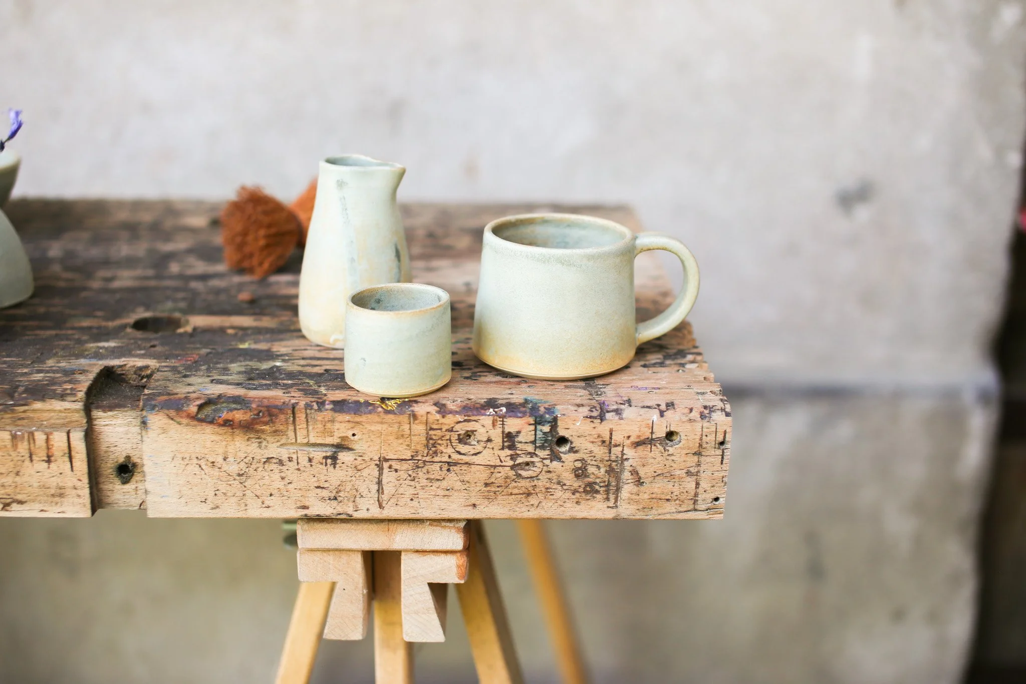 Coffee Ritual Set (3 Pieces) — Spring Green