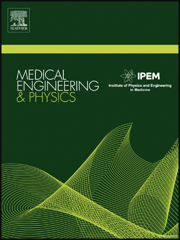 Cover of scientific paper called Medical Engineering & Physics paper.
