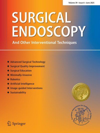Cover of scientific paper called Surgical Endoscopy.