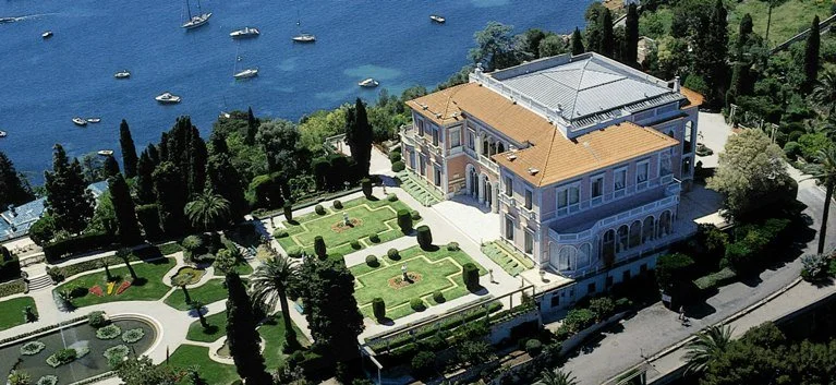 St Jean Cap Ferrat Villa Ephrussi de Rothschild - Restauration de la façade Nord - MOE