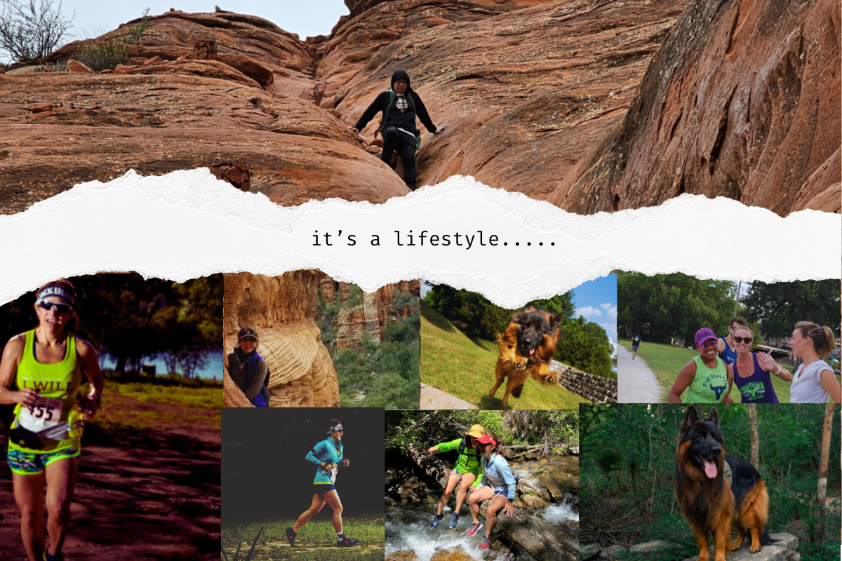 Trail running, hiking, and active lifestyle — Grit & Grace Mastery founder living the system