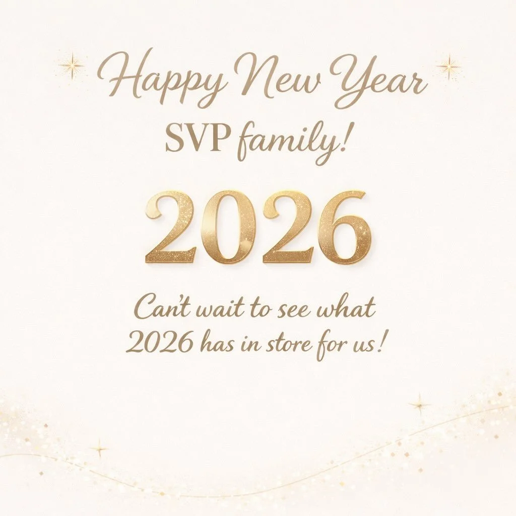 Happy New Year, SVP family 🥂
So grateful for every moment of 2025 &mdash; can&rsquo;t wait to see what 2026 has in store.