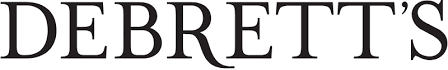 Black text reading 'DEBRETT'S' on a white background.