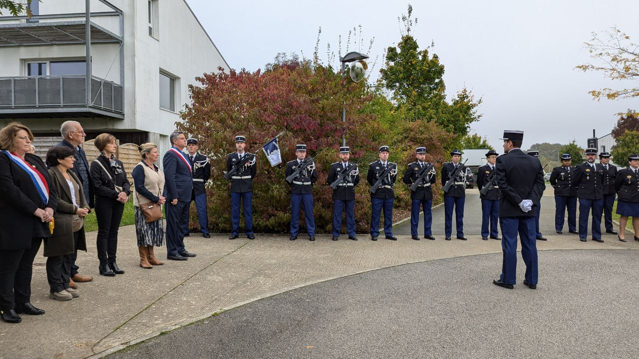 Cérémonie de prise de commandement à Vertou