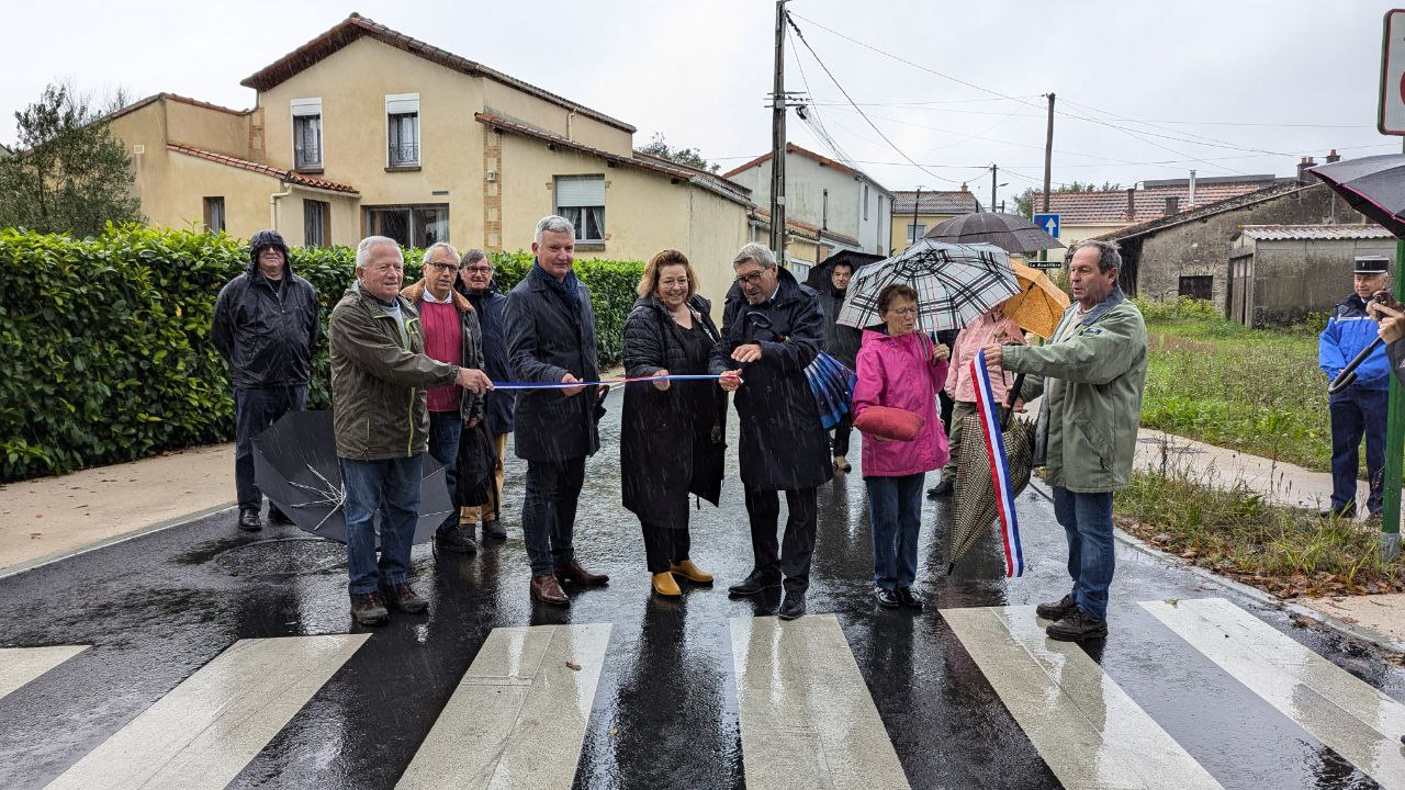 Inauguration de la rue des Vignes au Pallet