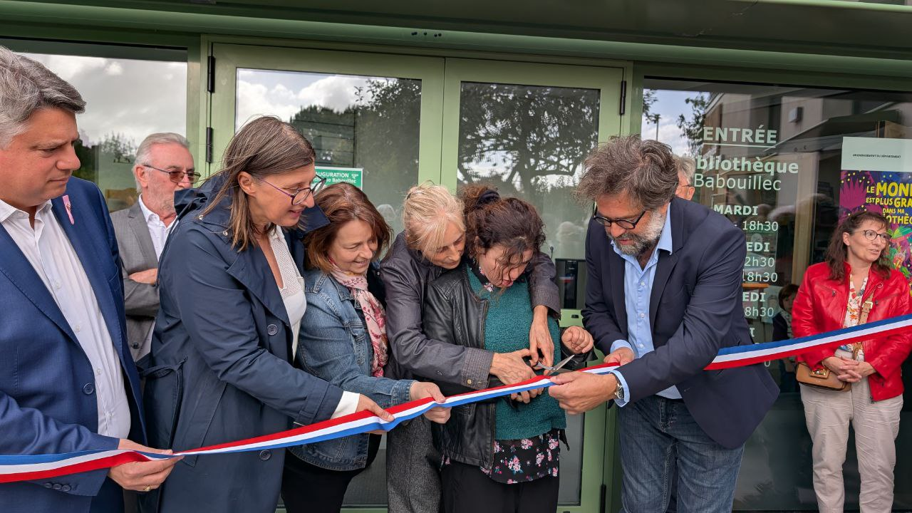 Inauguration de la bibliothèque Babouillec à&nbsp;La Haye-Fouassière