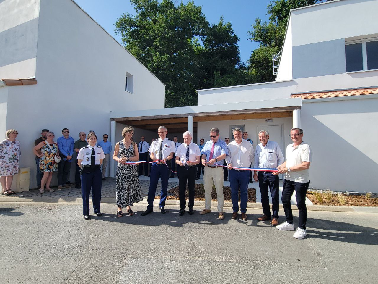 Inauguration des deux pavillons de la gendarmerie