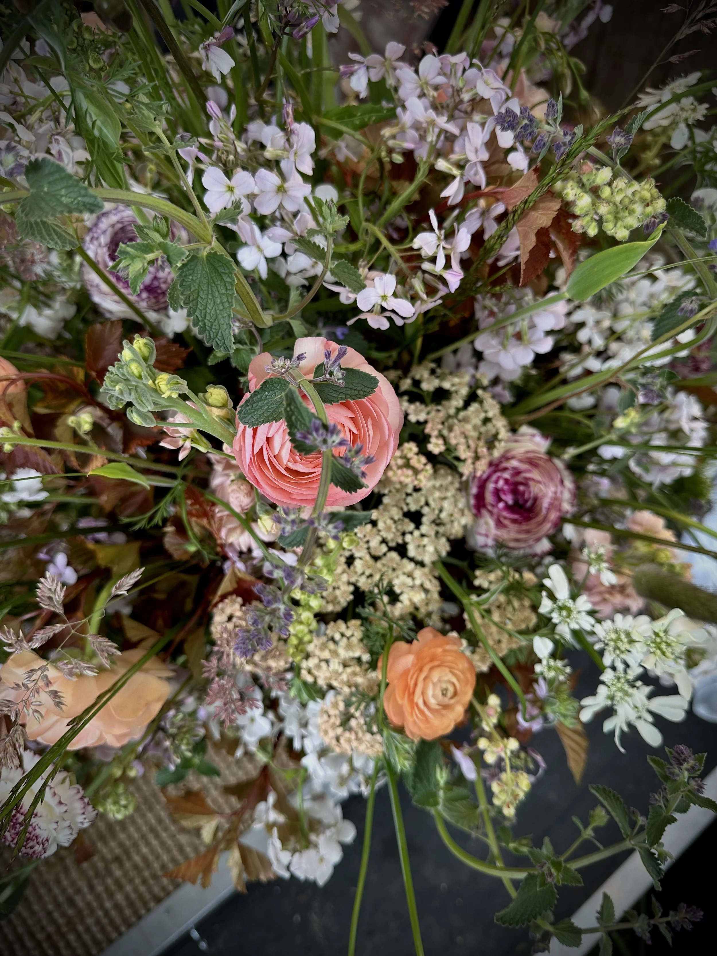 Luxury sustainable floral event arrangement London
