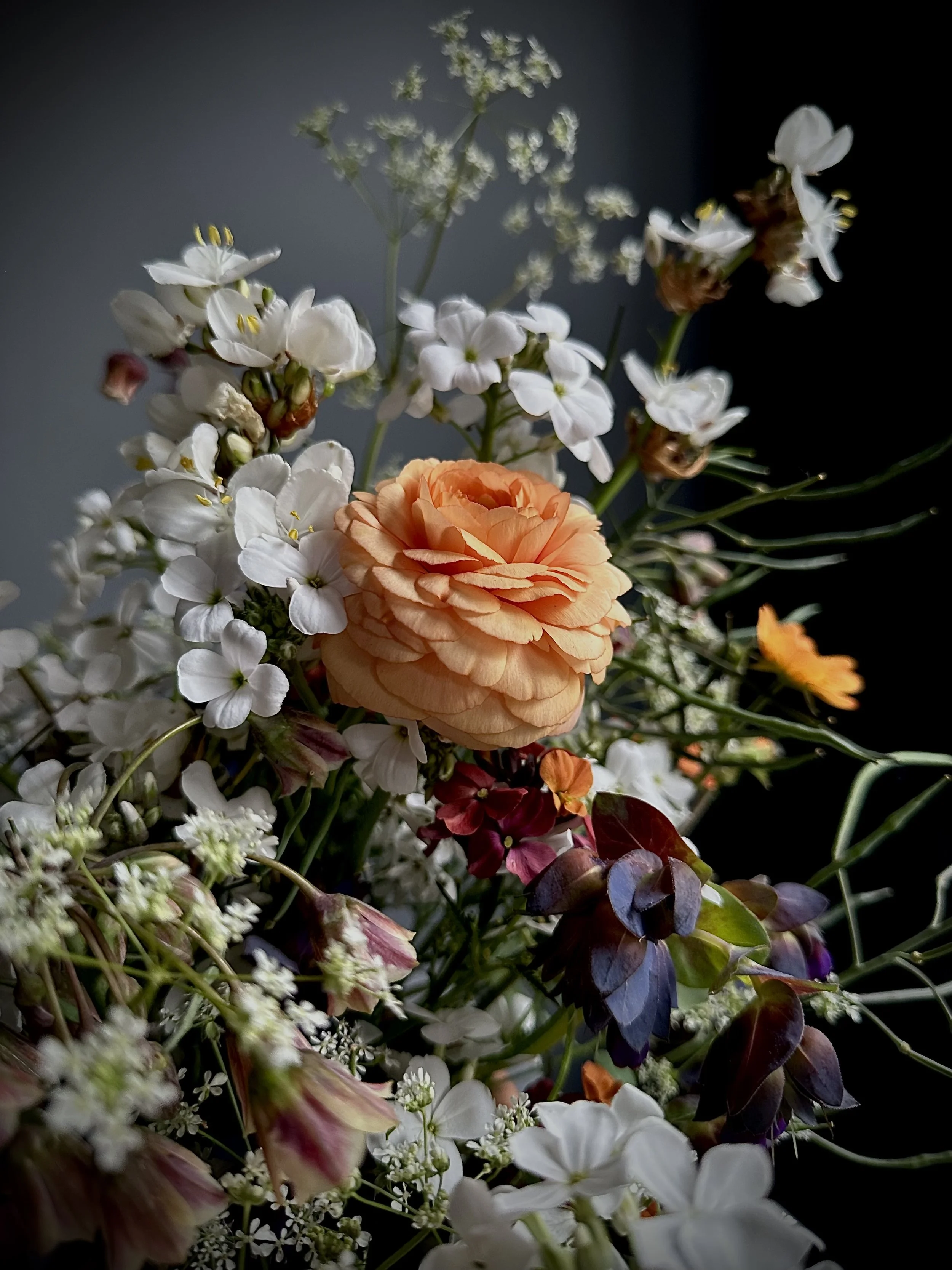 British grown seasonal event arrangement