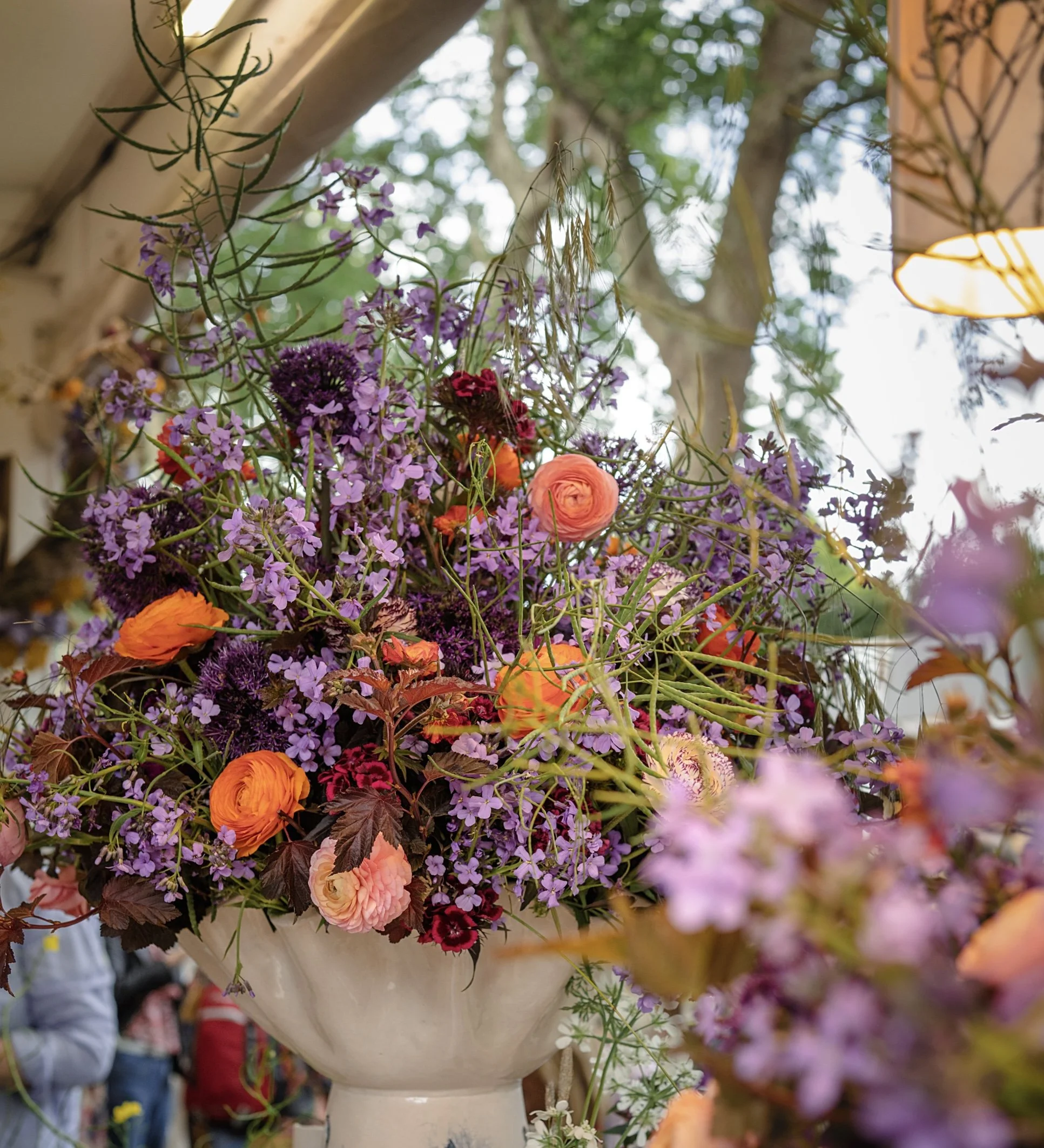 Delicate botanical floral art Chelsea Flower Show