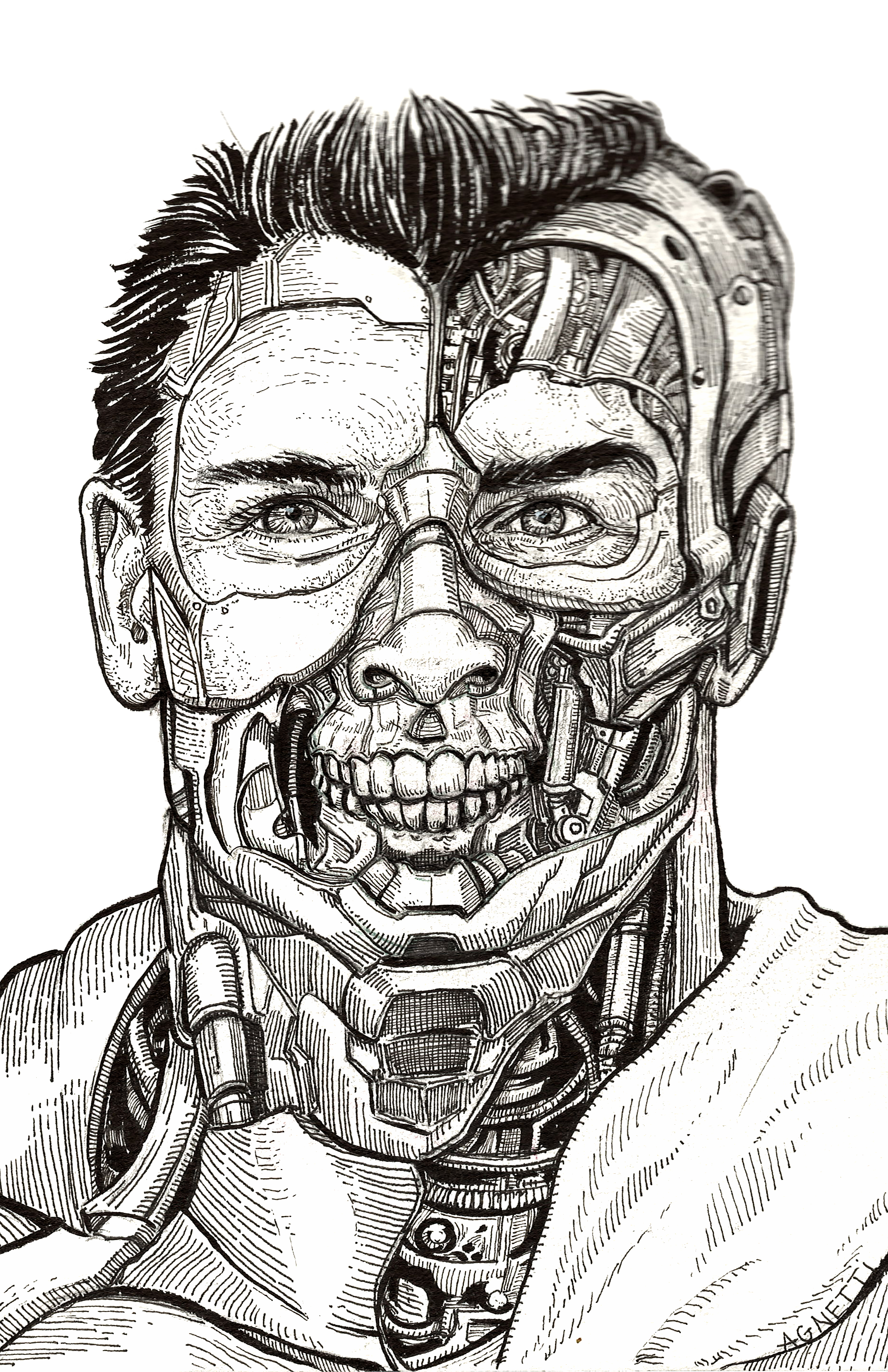 Cyborg Superman  Art Print