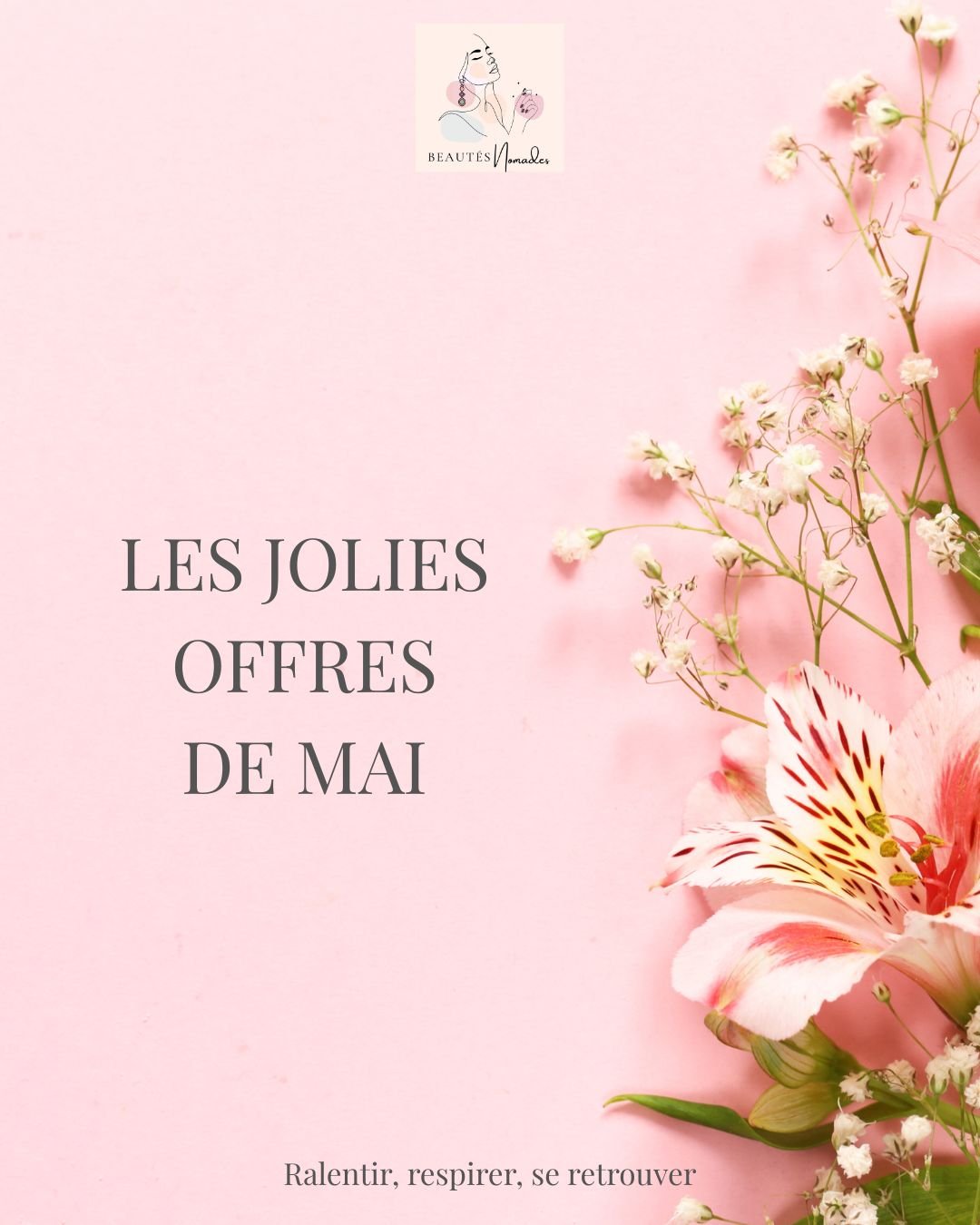 🌸✨ Bonne nouvelle ! ✨🌸

Les jolies offres du mois d&rsquo;avril sont prolong&eacute;es pour encore plus de douceur et de bien-&ecirc;tre 💆&zwj;♀️💖

🌷 Profitez encore de :
&bull; L&rsquo;offre &laquo; Jolies Mimines &raquo;
&bull; L&rsquo;offre &