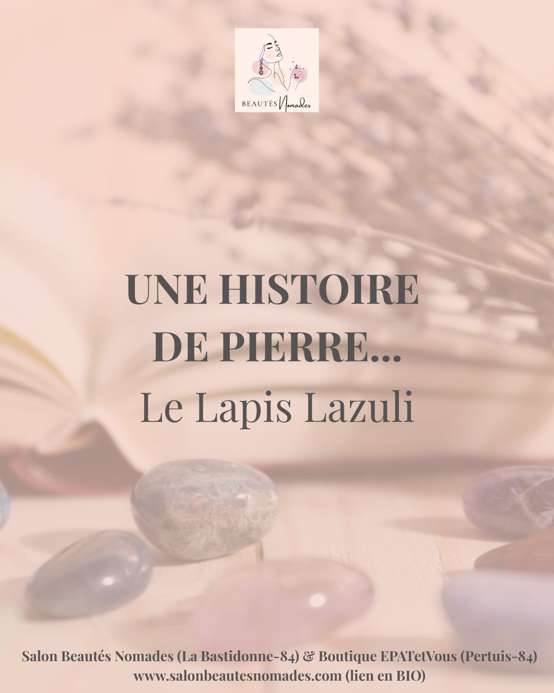 ✨ Dans le sillage des histoires de pierres&hellip; ✨

Il y a des pierres qui murmurent &agrave; l&rsquo;&acirc;me&hellip;Le lapis-lazuli en fait partie.

D&rsquo;un bleu profond, presque c&eacute;leste, parsem&eacute; d&rsquo;&eacute;clats dor&eacute