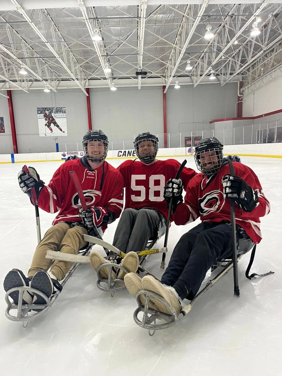 Bridge II Sports tries Sled Hockey