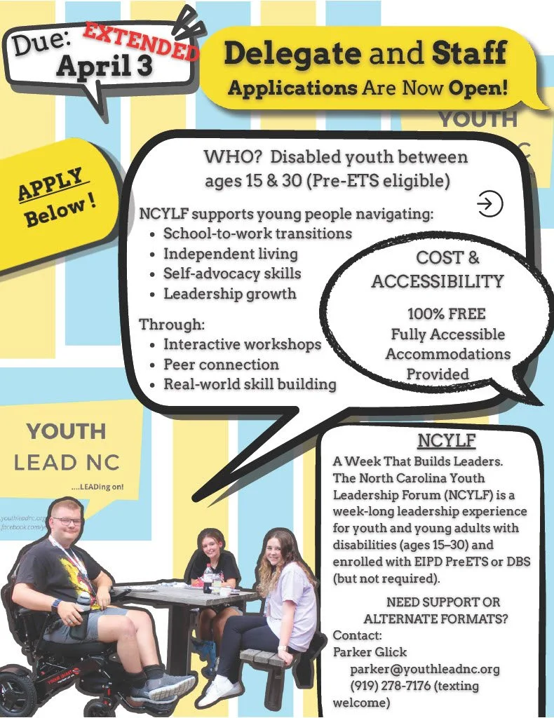 Opportunity Spotlight: 2026 North Carolina Youth Leadership Forum