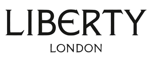 Liberty London logo with text in black on a white background.