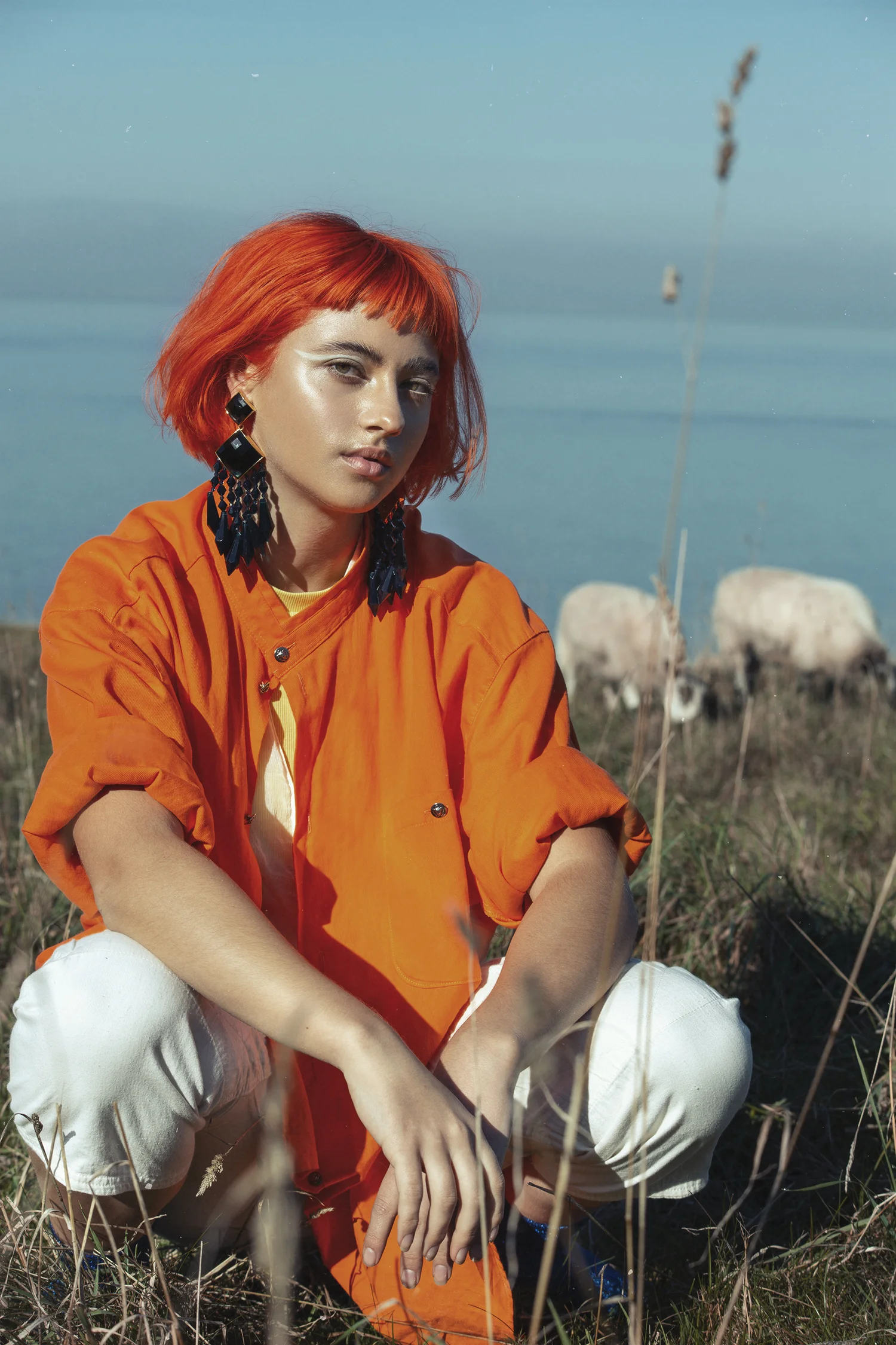 HUF Magazine Photographer/retoucher/stylist: Egle Vasi Makeup: Lisa Caldognetto using Sisley Model: Leony Jessup (Copy)