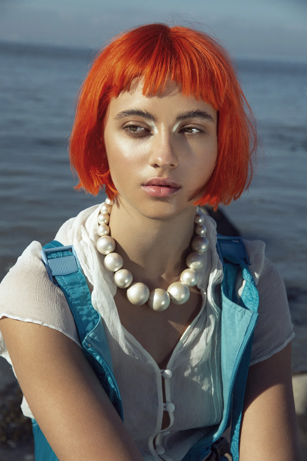 HUF Magazine Photographer/retoucher/stylist: Egle Vasi Makeup: Lisa Caldognetto using Sisley Model: Leony Jessup (Copy)