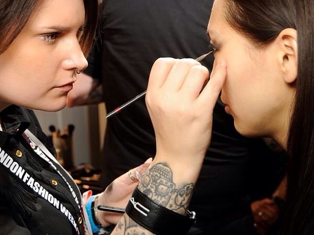 Working backstage at fashion week the ultimate concentration