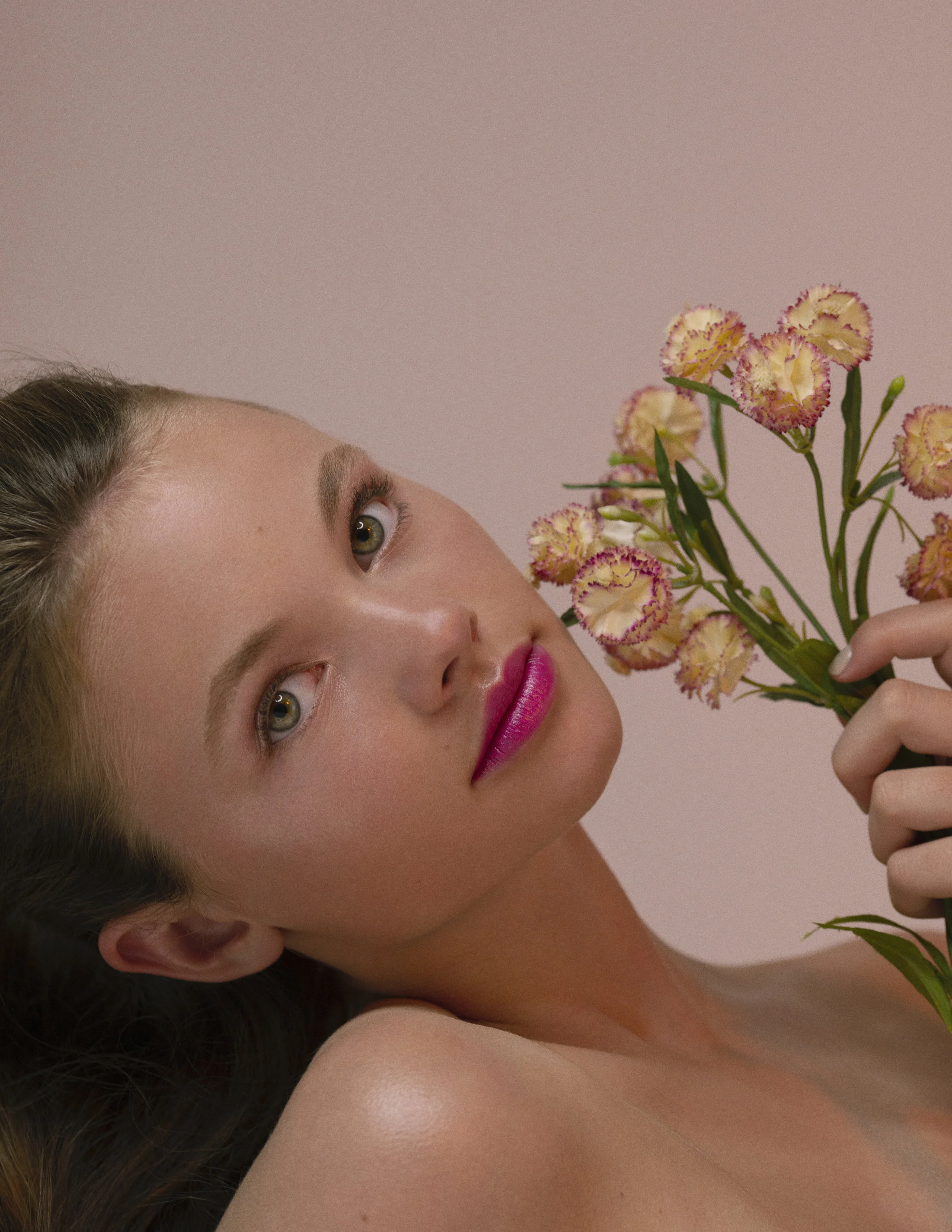  Photographer:  Marina Dean-Francis   Model:  Izzy Courtman  from  Ari and Am Management   Makeup:  Lisa Caldognetto   Hair:  Jessica Singer   Nails:  Emma Thorne   Postproduction:  Mdf retouching  