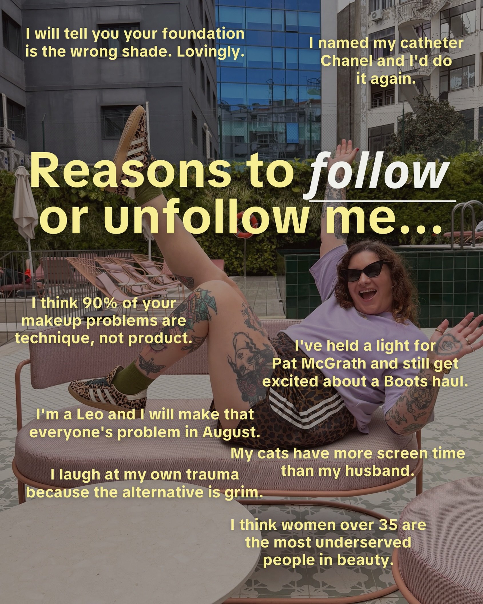Follow or unfollow. Either way, Chanel the catheter and I wish you well. 💀

Which fact is the most &ldquo;yep, I&rsquo;m home&rdquo;? Tell me below 👇