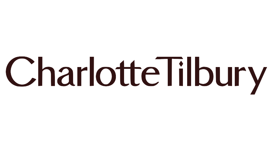 Text displaying the name 'Charlotte Tilbury' in a dark, elegant font.